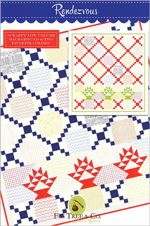 Rendezvous quilt pattern by Fig Tree Quilts