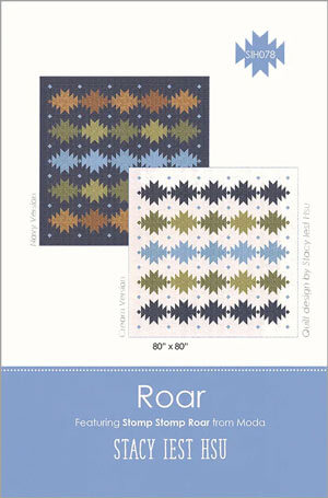 Roar quilt pattern by Stacy Iest Hsu