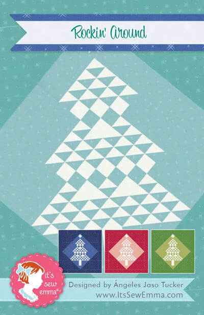 Rockin' Around by Angeles Jaso Tucker for It's Sew Emma, 48" square