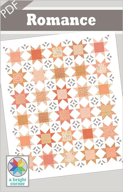 Romance quilt pattern by A Bright Corner