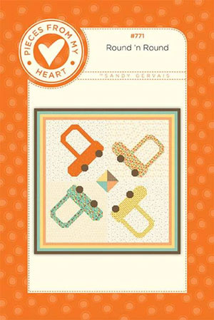 Round 'n Round quilt pattern by Sandy Gervais