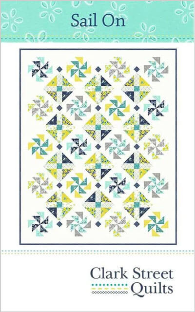 Sail On quilt pattern by Clark Street Quilts