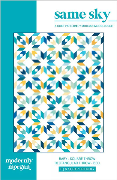 Same Sky quilt pattern by Modernly Morgan