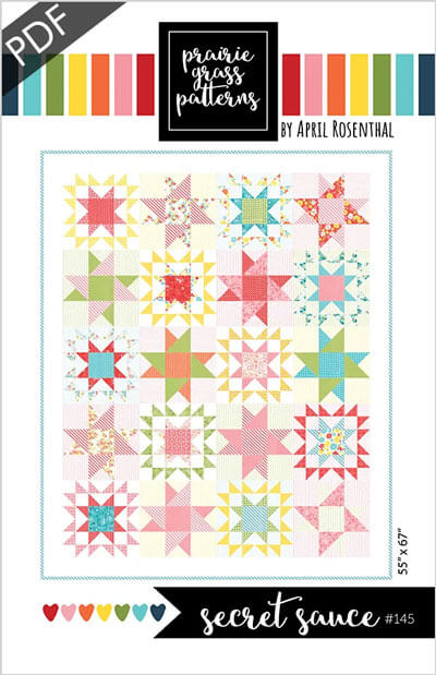 Secret Sauce quilt pattern by Prairie Grass Patterns