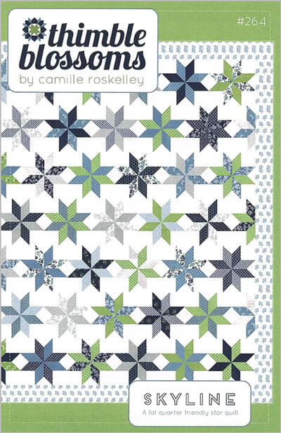 Skyline quilt pattern by Thimble Blossoms