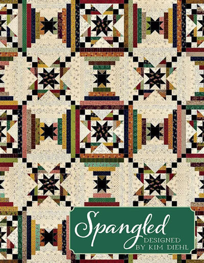 Spangled quilt pattern by Kim Diehl