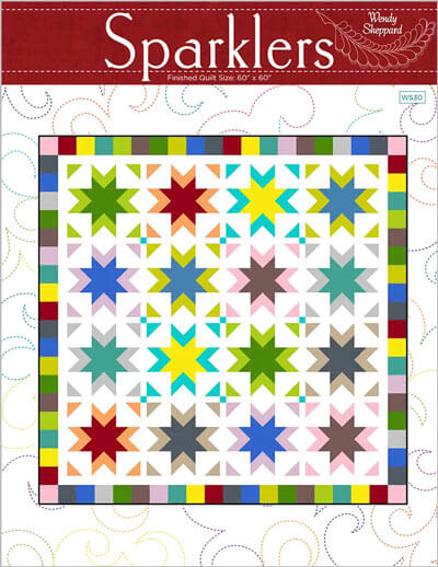 Sparklers quilt pattern by Wendy Sheppard