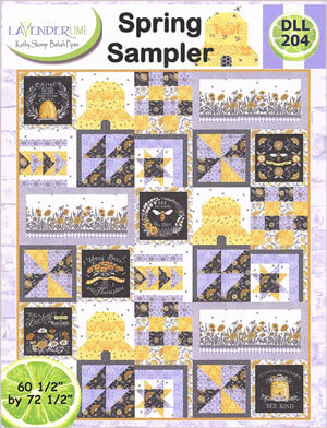 Spring Sampler quilt pattern by Lavender Lime Designs