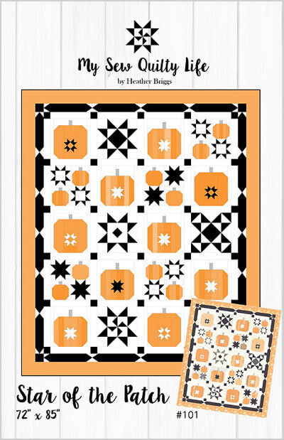 Star of the Patch quilt pattern by My Sew Quilty Life