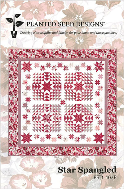 Star Spangled quilt pattern by Planted Seed Designs