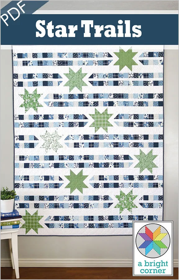 Star Trails quilt pattern by A Bright Corner