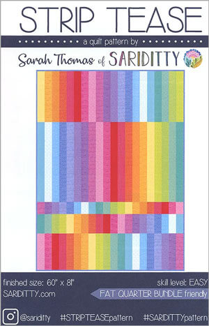 Strip Tease quilt pattern by Sariditty