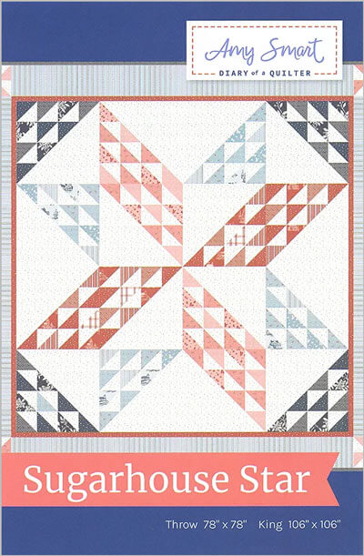Sugarhouse Star quilt pattern by Amy Smart of Diary of a Quilter
