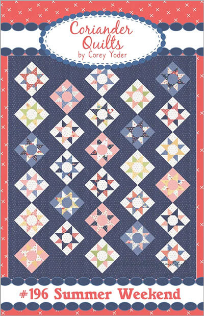 Summer Weekend quilt pattern by Corey Yoder for Coriander Quilts