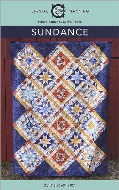 Sundance quilt pattern by Crystal Manning