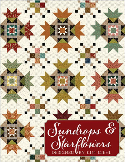 Sundrops & Starflowers quilt pattern by Kim Diehl