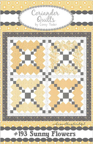 Sunny Flowers quilt pattern by Corey Yoder