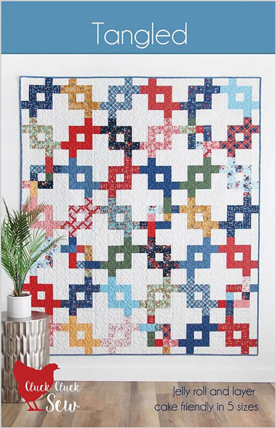 Tangled quilt pattern by Cluck Cluck Sew