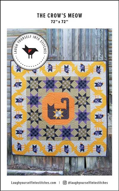 The Crow's Meow quilt pattern by Laugh Yourself Into Stitches