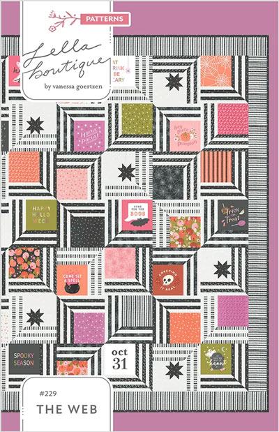 The Web quilt pattern by Lella Boutique