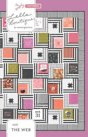 The Web quilt pattern by Lella Boutique