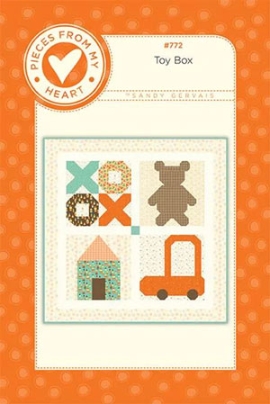 Toy Box quilt pattern by Sandy Gervais