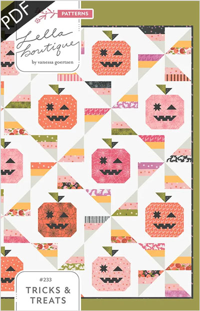 Tricks & Treats quilt pattern by Lella Boutique