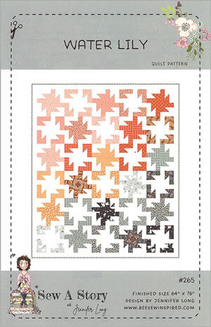 Water Lily quilt pattern by Bee Sew Inspired