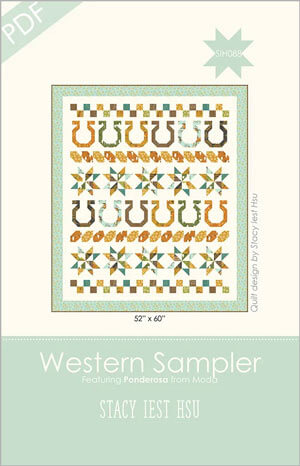 Western Sampler quilt pattern by Stacey Iest Hsu