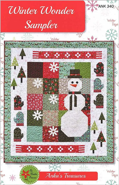 snowman sampler block of the month