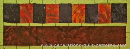 Patches are stitched