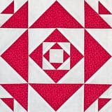 Philadelphia Pavement quilt block tutorial in 4 sizes