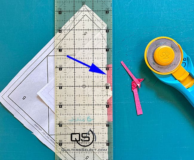 Trim to create the perfect placement for the #3 patches Trim to create the perfect placement for the #3 patches