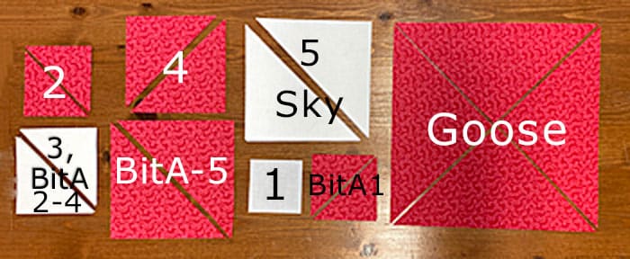 The patches after subcutting The patches after subcutting