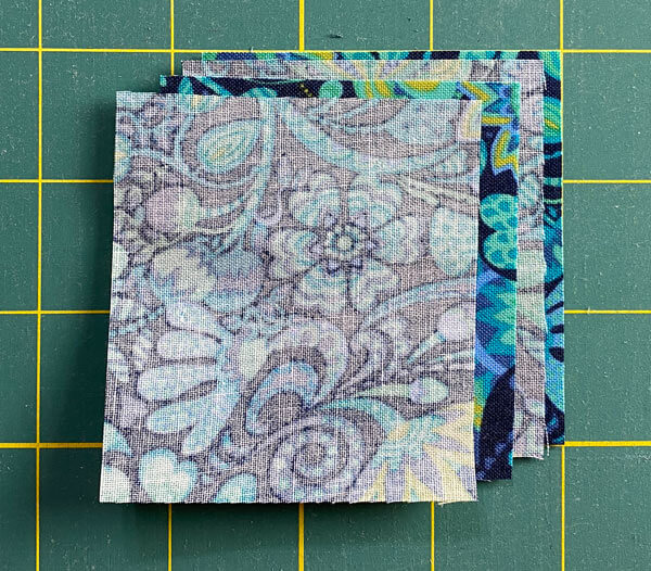 Layer #1s and #2 in like pairs right sides together Layer #1s and #2 in like pairs right sides together