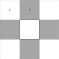 Nine patch center unit Nine patch center unit