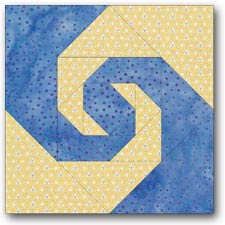 Pig's Tail quilt block