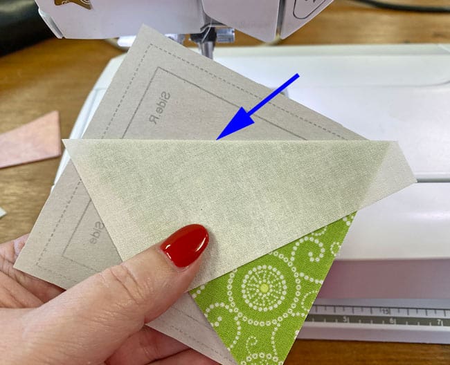 Position the first side