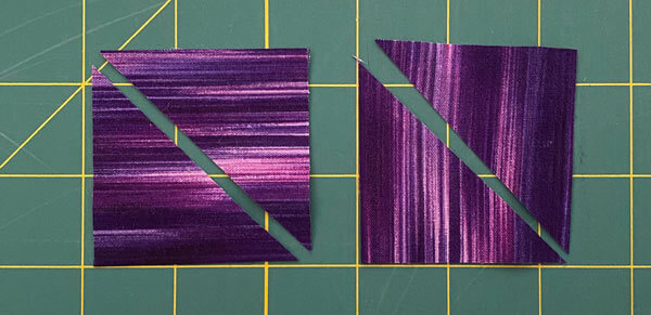 Cutting squares with a directional print Cutting squares with a directional print