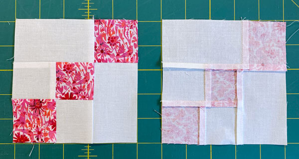 Check out how the seams are pressed from the back side Check out how the seams are pressed from the back side