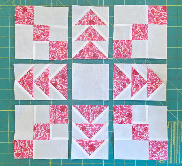 Arrange the units into the Priscilla's Dream design Arrange the units into the Priscilla's Dream design