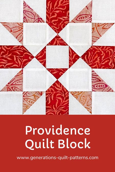Pin the Providence quilt block tutorial Pin the Providence quilt block tutorial