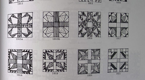 A page inside Brackman's Encyclopedia A page inside Brackman's Encyclopedia