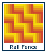 Rail Fence quilt designs