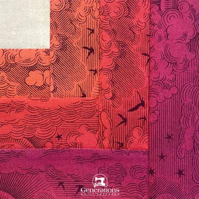 The Rainbow Flower quilt block tutorial in 4 sizes begins here.