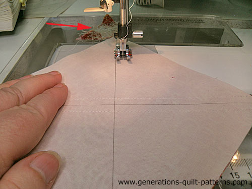 Ribbon Quilt Block Pattern in Four Sizes