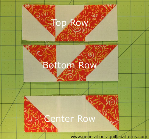 Ribbon Quilt Block Pattern in Four Sizes