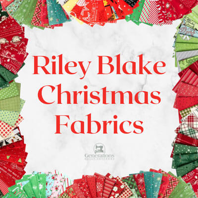 Browse all the new 2022 Riley Blake Christmas fabric