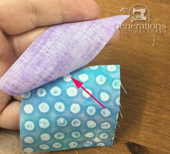 The first partial seam is done The first partial seam is done