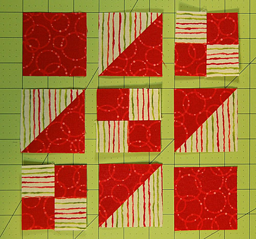 Arrange the Rocky Road units into rows